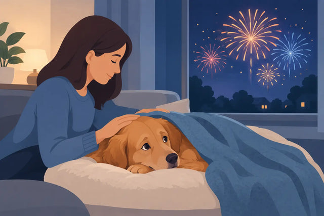 Dog Anxiety During Fireworks: A Calmer Plan